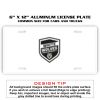 6 X 12 Full Size Aluminum License Plate for Cars and Trucks  Thumbnail