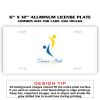 6 X 12 Full Size Aluminum License Plate for Cars and Trucks  Thumbnail