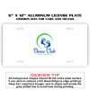 6 X 12 Full Size Aluminum License Plate for Cars and Trucks  Thumbnail