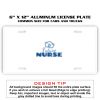 6 X 12 Full Size Aluminum License Plate for Cars and Trucks  Thumbnail