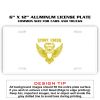 6 X 12 Full Size Aluminum License Plate for Cars and Trucks  Thumbnail