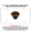 6 X 12 Full Size Aluminum License Plate for Cars and Trucks  Thumbnail