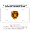 6 X 12 Full Size Aluminum License Plate for Cars and Trucks  Thumbnail