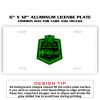6 X 12 Full Size Aluminum License Plate for Cars and Trucks  Thumbnail