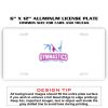 6 X 12 Full Size Aluminum License Plate for Cars and Trucks  Thumbnail