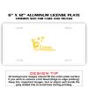 6 X 12 Full Size Aluminum License Plate for Cars and Trucks  Thumbnail
