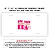 6 X 12 Full Size Aluminum License Plate for Cars and Trucks  Thumbnail