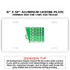 6 X 12 Full Size Aluminum License Plate for Cars and Trucks  Thumbnail