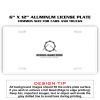 6 X 12 Full Size Aluminum License Plate for Cars and Trucks  Thumbnail