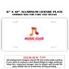 6 X 12 Full Size Aluminum License Plate for Cars and Trucks  Thumbnail