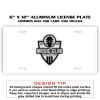 6 X 12 Full Size Aluminum License Plate for Cars and Trucks  Thumbnail