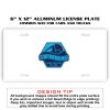 6 X 12 Full Size Aluminum License Plate for Cars and Trucks  Thumbnail