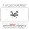 6 X 12 Full Size Aluminum License Plate for Cars and Trucks  Thumbnail