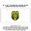 6 X 12 Full Size Aluminum License Plate for Cars and Trucks  Thumbnail