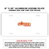 6 X 12 Full Size Aluminum License Plate for Cars and Trucks  Thumbnail
