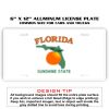 6 X 12 Full Size Aluminum License Plate for Cars and Trucks  Thumbnail