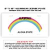 6 X 12 Full Size Aluminum License Plate for Cars and Trucks  Thumbnail