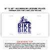 6 X 12 Full Size Aluminum License Plate for Cars and Trucks  Thumbnail