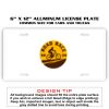 6 X 12 Full Size Aluminum License Plate for Cars and Trucks  Thumbnail