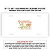 6 X 12 Full Size Aluminum License Plate for Cars and Trucks  Thumbnail