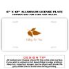 6 X 12 Full Size Aluminum License Plate for Cars and Trucks  Thumbnail