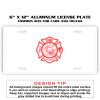6 X 12 Full Size Aluminum License Plate for Cars and Trucks  Thumbnail