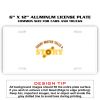6 X 12 Full Size Aluminum License Plate for Cars and Trucks  Thumbnail