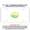 6 X 12 Full Size Aluminum License Plate for Cars and Trucks  Thumbnail