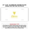 6 X 12 Full Size Aluminum License Plate for Cars and Trucks  Thumbnail