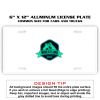 6 X 12 Full Size Aluminum License Plate for Cars and Trucks  Thumbnail