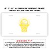 6 X 12 Full Size Aluminum License Plate for Cars and Trucks  Thumbnail
