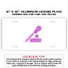 6 X 12 Full Size Aluminum License Plate for Cars and Trucks  Thumbnail