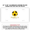 6 X 12 Full Size Aluminum License Plate for Cars and Trucks  Thumbnail