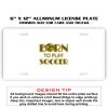 6 X 12 Full Size Aluminum License Plate for Cars and Trucks  Thumbnail