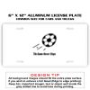 6 X 12 Full Size Aluminum License Plate for Cars and Trucks  Thumbnail
