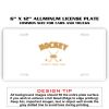 6 X 12 Full Size Aluminum License Plate for Cars and Trucks  Thumbnail