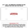 6 X 12 Full Size Aluminum License Plate for Cars and Trucks  Thumbnail
