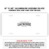 6 X 12 Full Size Aluminum License Plate for Cars and Trucks  Thumbnail