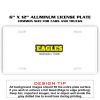 6 X 12 Full Size Aluminum License Plate for Cars and Trucks  Thumbnail