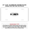 6 X 12 Full Size Aluminum License Plate for Cars and Trucks  Thumbnail