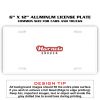 6 X 12 Full Size Aluminum License Plate for Cars and Trucks  Thumbnail