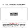 6 X 12 Full Size Aluminum License Plate for Cars and Trucks  Thumbnail