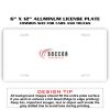 6 X 12 Full Size Aluminum License Plate for Cars and Trucks  Thumbnail