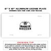 6 X 12 Full Size Aluminum License Plate for Cars and Trucks  Thumbnail