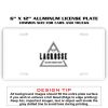6 X 12 Full Size Aluminum License Plate for Cars and Trucks  Thumbnail