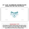 6 X 12 Full Size Aluminum License Plate for Cars and Trucks  Thumbnail
