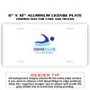 6 X 12 Full Size Aluminum License Plate for Cars and Trucks  Thumbnail