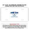 6 X 12 Full Size Aluminum License Plate for Cars and Trucks  Thumbnail
