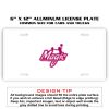 6 X 12 Full Size Aluminum License Plate for Cars and Trucks  Thumbnail