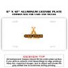 6 X 12 Full Size Aluminum License Plate for Cars and Trucks  Thumbnail